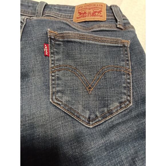 Levis 529 Jeans Women's Size 6 Blue Stretch Denim Curvy Bootcut Western K - Picture 15 of 16